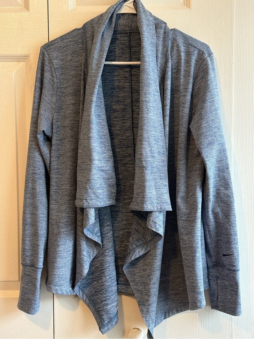 Nike Yoga Drape Wrap Open Front Cardigan